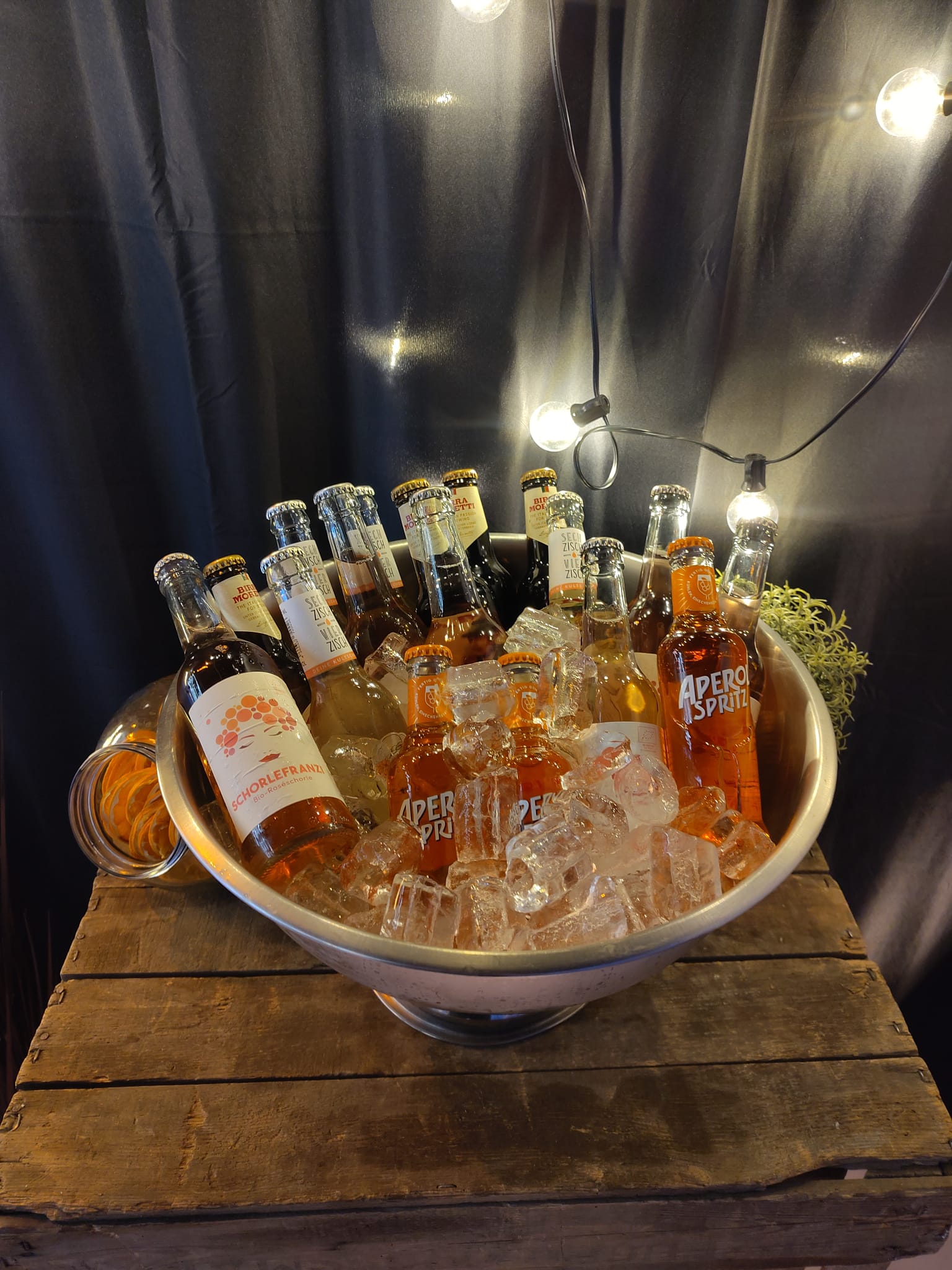 Drinks eisgekühlt serviert