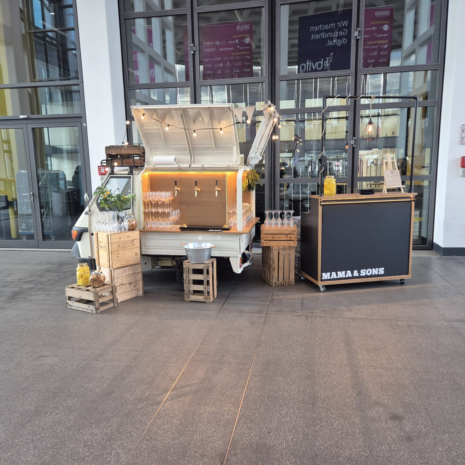 Piaggio Ape Bar Fahrzeug