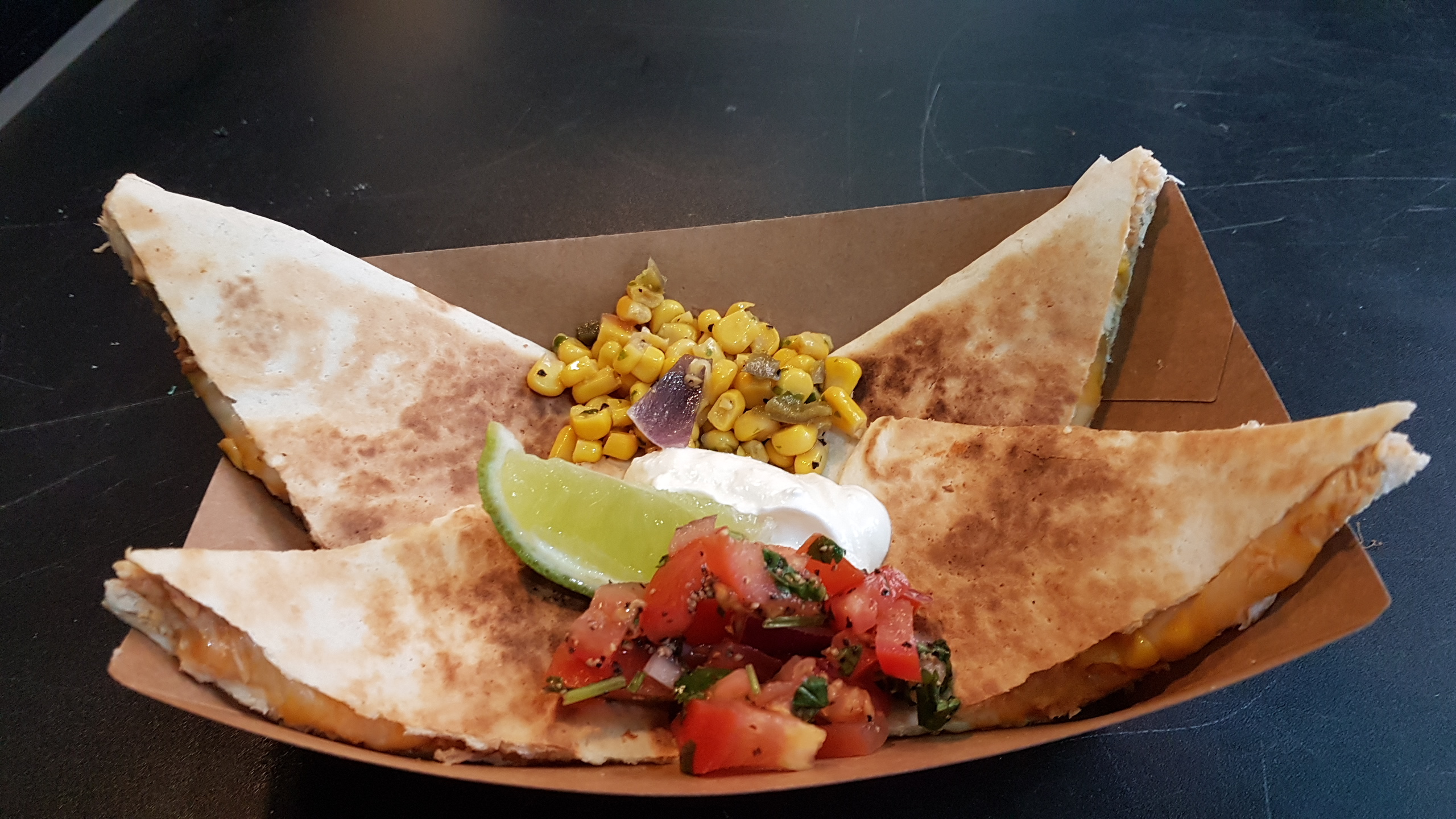 Quesadilla mit Salsa